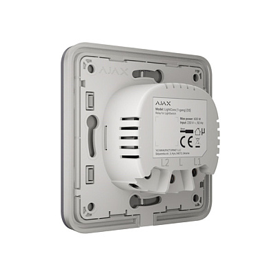 картинка Ajax LightCore (1-gang) Реле для одноклавишного выключателя от компании Intant